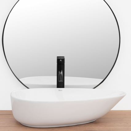 REA-U8536 - Aufsatzwaschbecken GRETA 39x56 cm Keramik/glänzend weiß