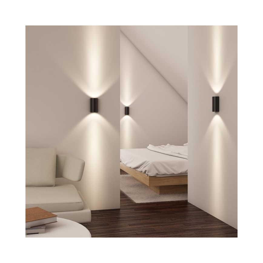RED - Design Rendl - R12593 - LED Wandbeleuchtung DAFFY LED/6W/230V schwarz