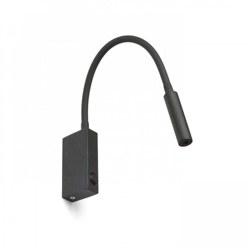 RED - Design Rendl - R12945 - LED Flexibles Leselicht EKE LED/3W/230V schwarz