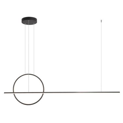 Redo 01-1735 - LED dimmbare Hängeleuchte an Seil GIOTTO LED/46W/230V schwarz