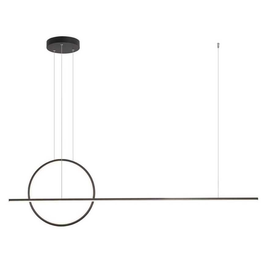 Redo 01-1735 - LED dimmbare Hängeleuchte an Seil GIOTTO LED/46W/230V schwarz