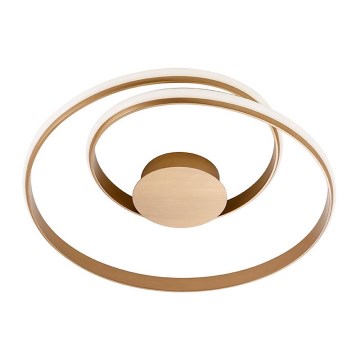 Redo 01-1792 - LED-dimmbare Deckenleuchte TORSION LED/30W/230V Ø 55 cm, bronzefarben