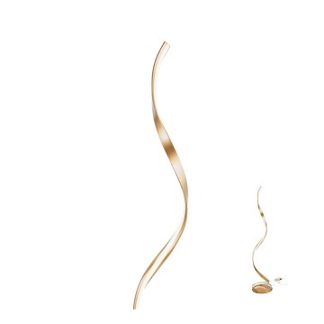 Redo 01-1798 - LED-dimmbare Stehlampe TORSION LED/24W/230V bronzefarben