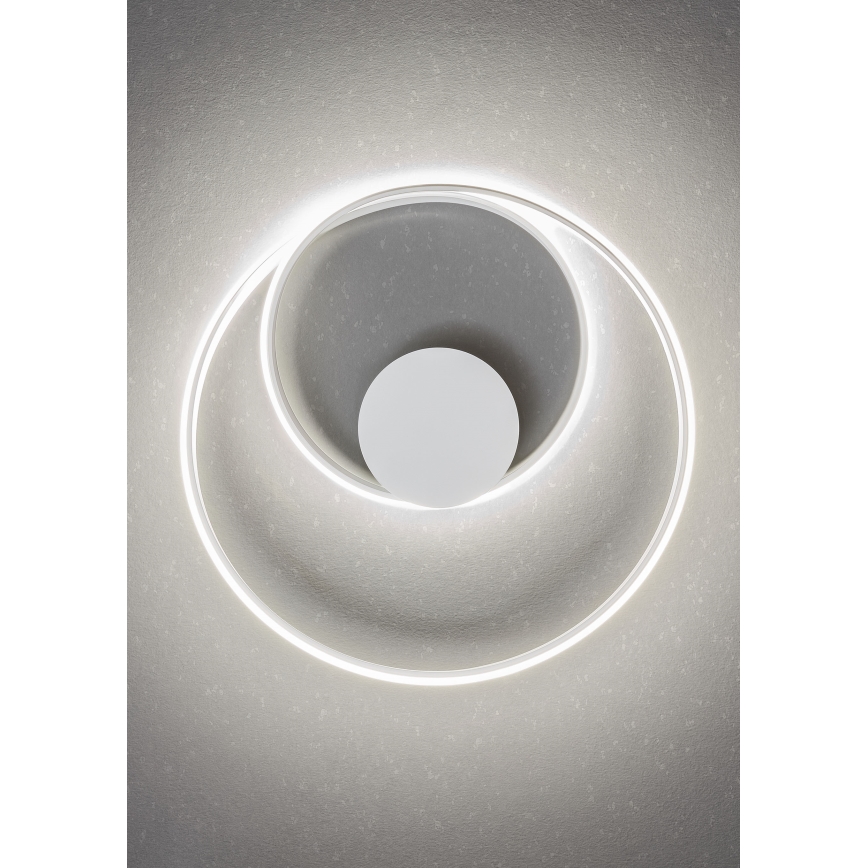 Redo 01-1886 - Dimmbare LED-Deckenleuchte TORSION LED/29W/230V 4000K Ø 55 cm weiß