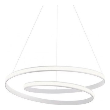 Redo 01-1890 - Dimmbare LED-Pendelleuchte an Kabel TORSION LED/35W/230V Ø 75 cm weiß