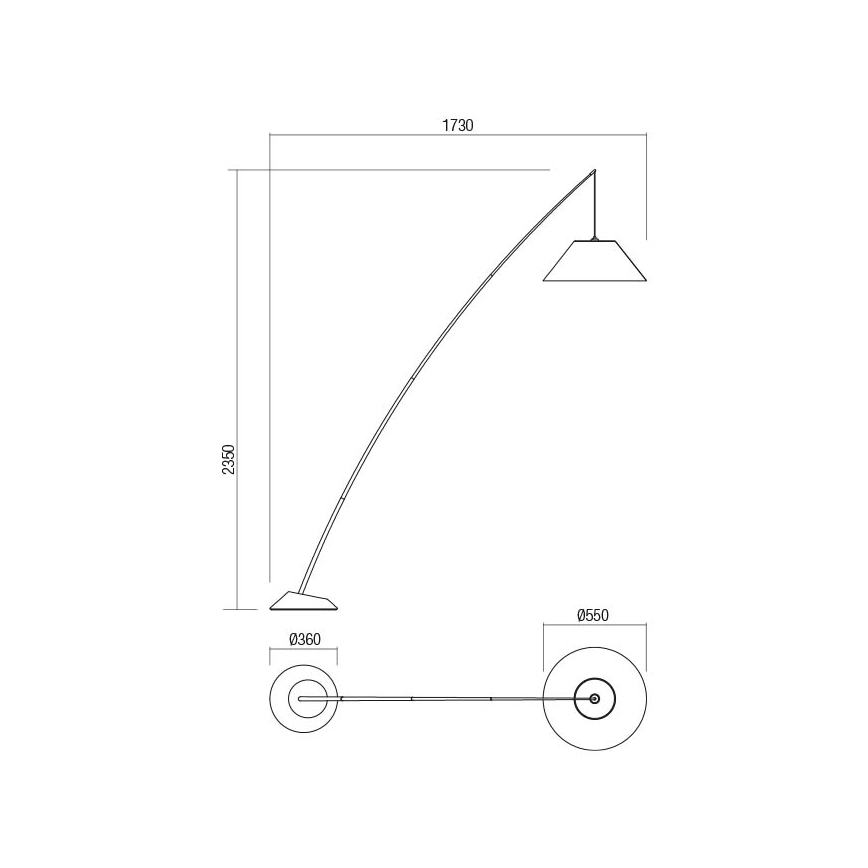 Redo 01-1988 - Stehleuchte FISHER 1xE27/42W/230V weiß
