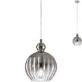Redo 01-2063 - Hängeleuchte PLUMEN 1x/E14/40W/230V d 15 cm grau