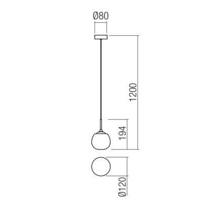 Redo 01-2081 - KIWI Pendelleuchte am Kabel 1xG9/40W/230V Ø 12 cm glänzender Chrom/weiß