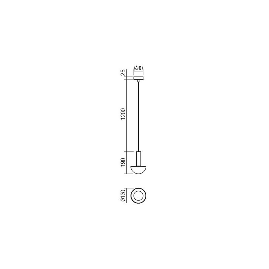 Redo 01-2474 - Pendelleuchte an Kabel LUMIEN 1xG9/10W/230V Ø 13 cm gold/weiß