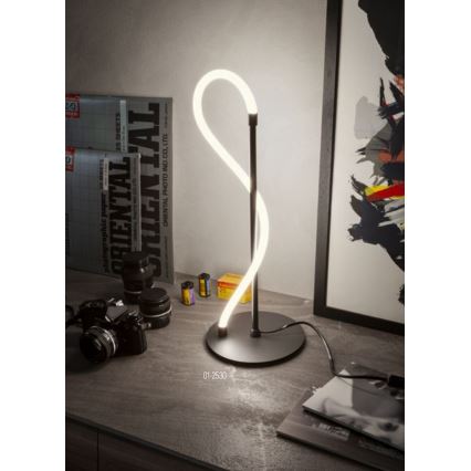 Redo 01-2530 - LED dimmbare Tischlampe CORRAL LED/12W/230V schwarz