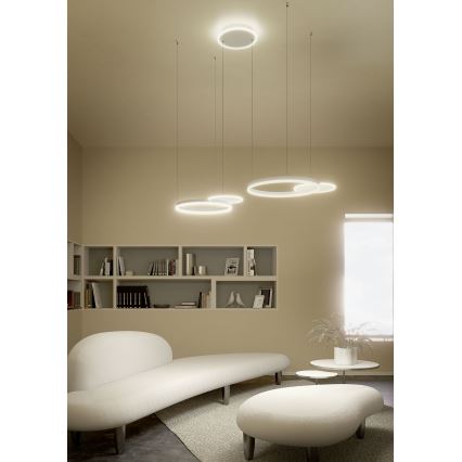Redo 01-2605 - Dimmbare Pendelleuchte mit Seilaufhängung SIGUA LED/99W/230V CRI 90 weiß