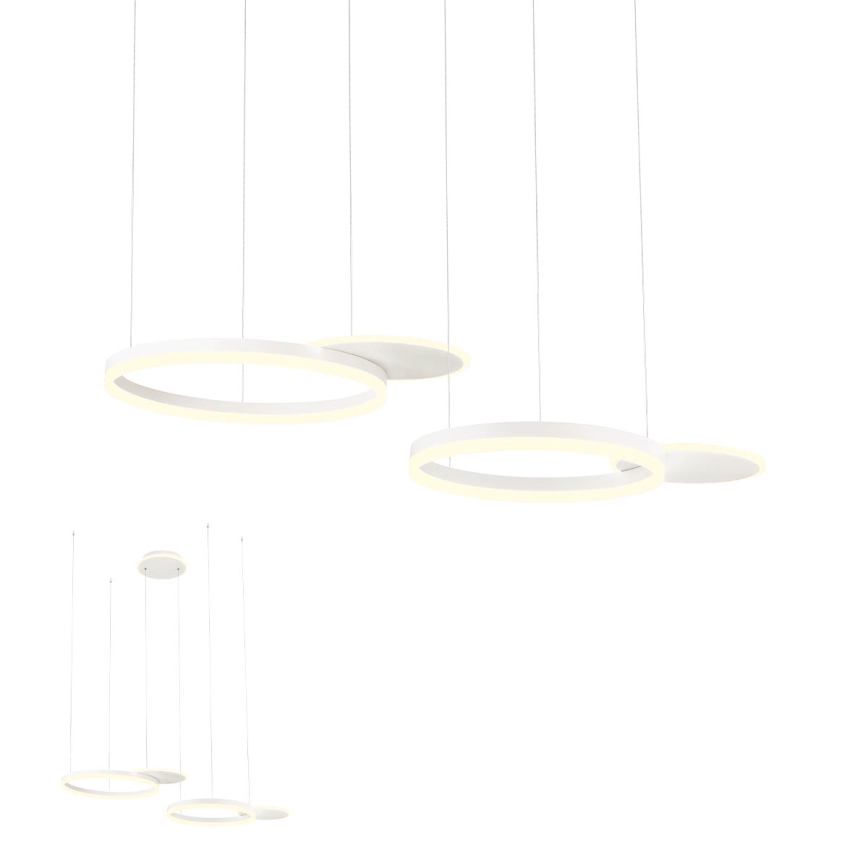 Redo 01-2605 - Dimmbare Pendelleuchte mit Seilaufhängung SIGUA LED/99W/230V CRI 90 weiß