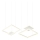 Redo 01-2614 - LED-dimmbare Pendelleuchte an Seil SIGUA LED/137W/230V CRI 90 weiß