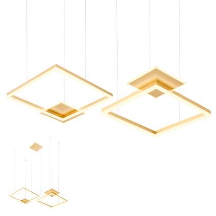 Redo 01-2615 - LED-dimmbarer Pendelleuchter an Kabel SIGUA LED/137W/230V CRI 90 goldfarben