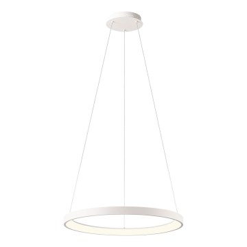 Redo 01-2672 - Dimmbare LED-Pendelleuchte ICONIC an Stahlseil LED/50W/230V Ø 58 cm weiß