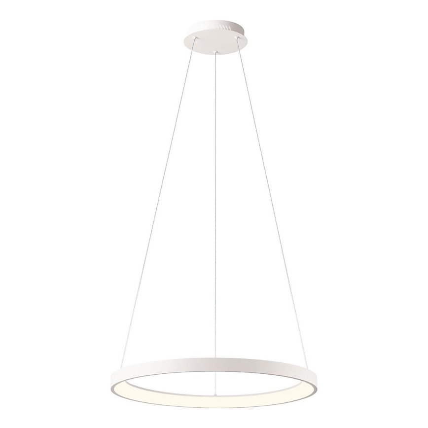 Redo 01-2672 - Dimmbare LED-Pendelleuchte ICONIC an Stahlseil LED/50W/230V Ø 58 cm weiß