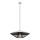 Redo 01-3008 - Hängeleuchte mit Kabel GRILL 1xE27/42W/230V Ø 49,5 cm schwarz/weiß
