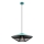 Redo 01-3010 - Pendelleuchte an Kabel GRILL 1xE27/42W/230V Ø 49,5 cm schwarz/türkis