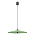 Redo 01-3019 - LED-Hängeleuchte an Stahlseil LARS LED/14W/230V + LED/10W Ø 60 cm CRI 90 grün