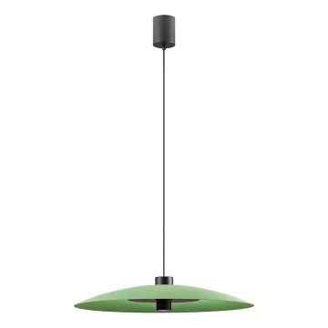 Redo 01-3019 - LED-Hängeleuchte an Stahlseil LARS LED/14W/230V + LED/10W Ø 60 cm CRI 90 grün
