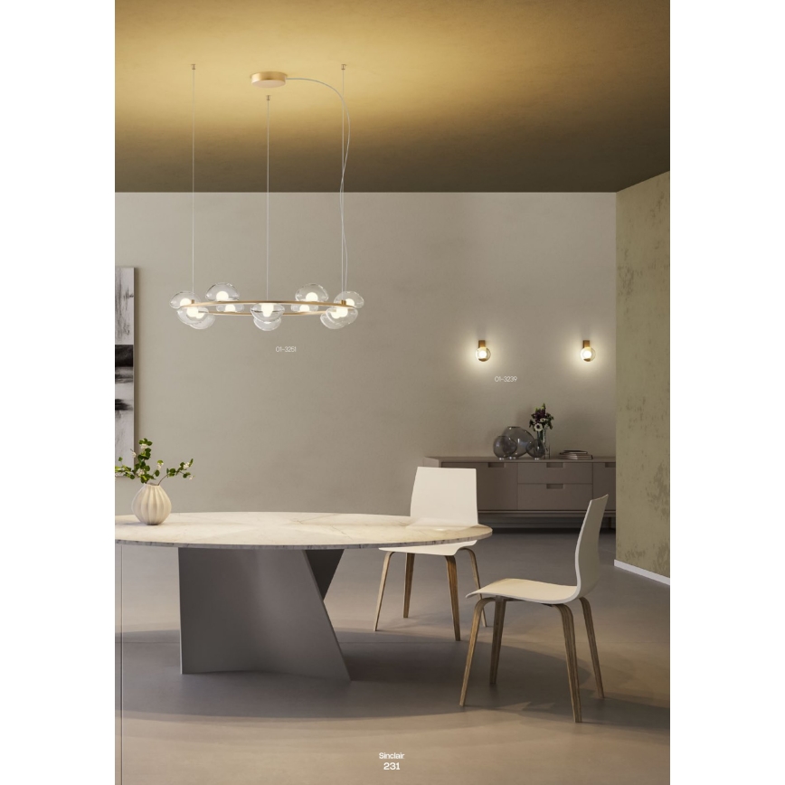 Redo 01-3242 - LED Wandleuchte SINCLAIR LED/6,5W/230V CRI 93 IP21 schwarz
