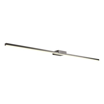 Redo 01-3276 - ASTON LED-Spiegelleuchte für das Badezimmer, 24W, 230V, 3000/4000K, 120 cm, CRI 90, IP44, schwarz