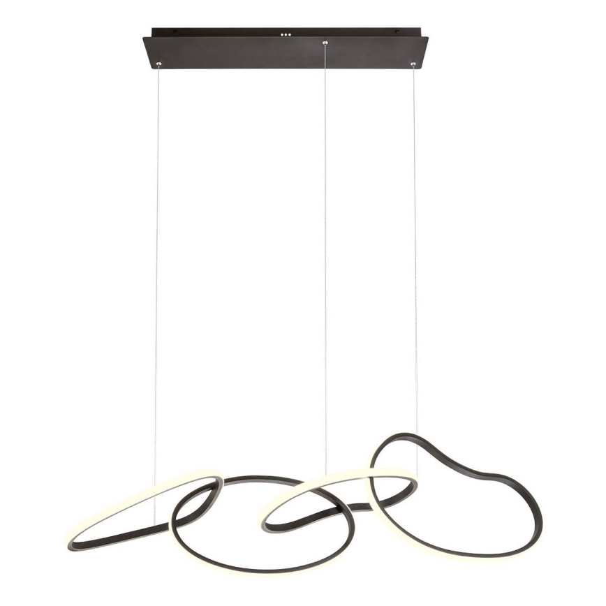 Redo 01-3390 - LED-dimmbare Pendelleuchte an Seil BIAS LED/90W/230V 3000/4500/6500K CRI 90 schwarz