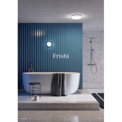 Redo 01-3725 - LED Badezimmer-Deckenleuchte FRISBI LED/8W/230V Ø 15 cm CRI 90 IP44 glänzender Chrom