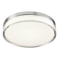 Redo 01-3728 - LED Badezimmer-Deckenleuchte FRISBI LED/18W/230V Ø 28 cm CRI 90 3000/4000K IP44 glänzender Chrom