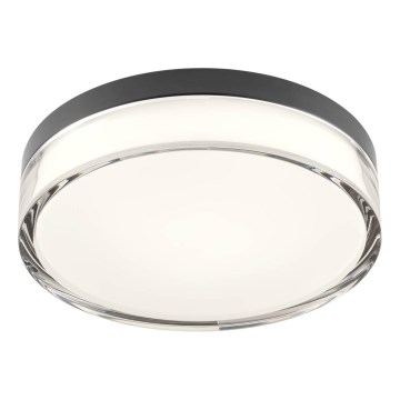 Redo 01-3735 - LED Badezimmer-Deckenleuchte FRISBI LED/12W/230V Ø 23 cm CRI 90 3000/4000K IP44 schwarz