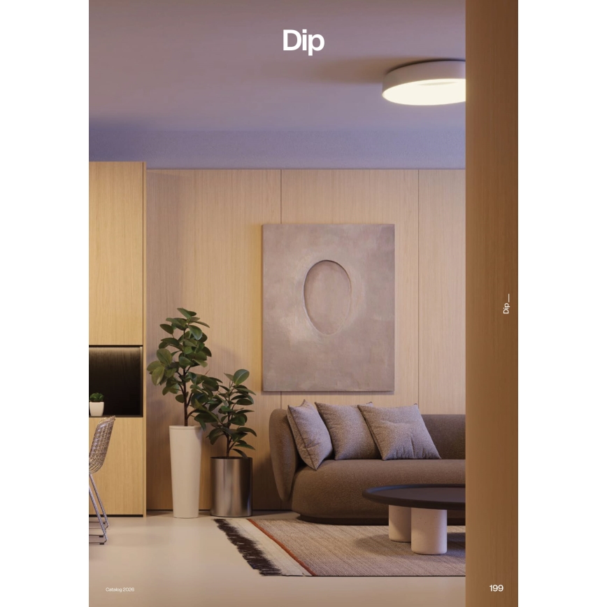 Redo 01-3941 - LED-Deckenleuchte DIP LED/40W/230V 2700/3000/4000/5000/6500K CRI 90 Ø 62,4 cm weiß