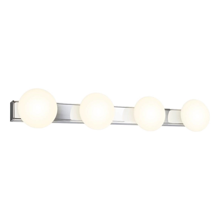 Redo 01-4309 - LED Badezimmer-Deckenleuchte OVUM 4xLED/5W/230V 3000/4000K CRI 90 IP44 weiß/glänzender Chrom
