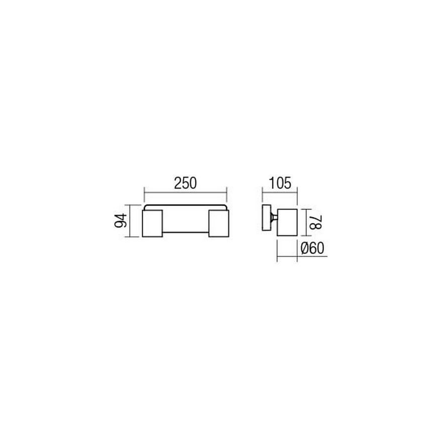 Redo 04-470 - Spotlight CAMEO 2xGU10/50W/230V