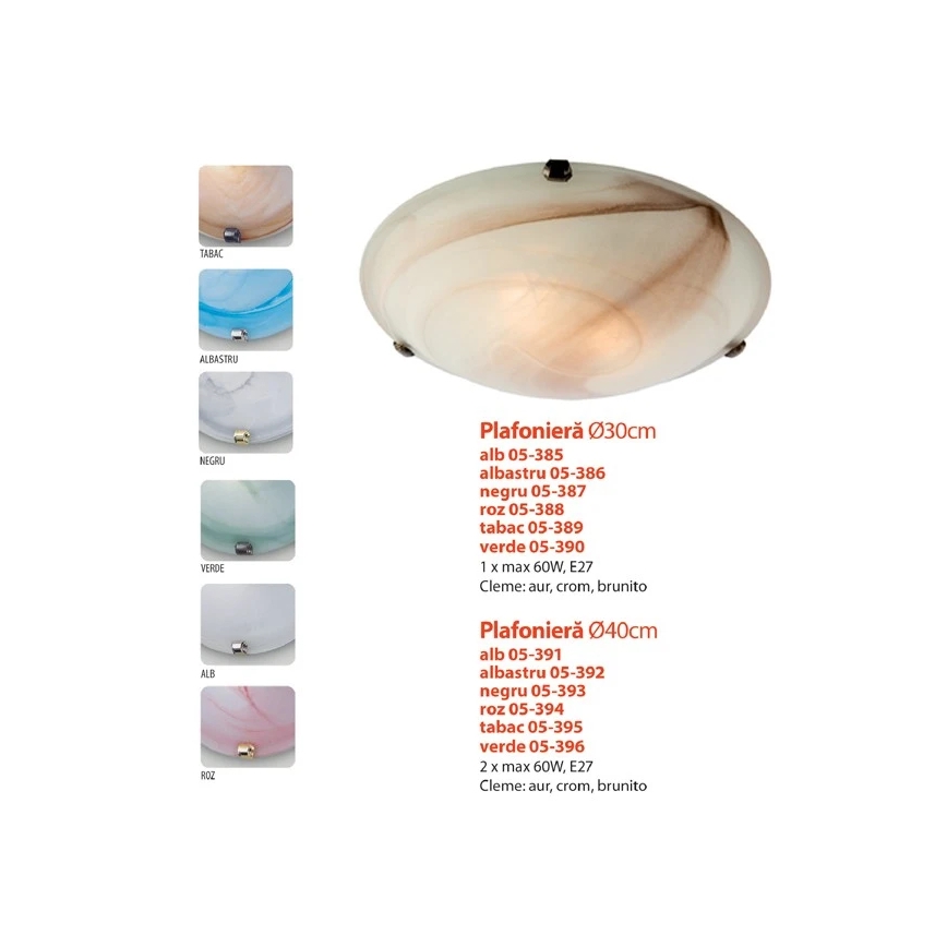 Redo 05-393 - Deckenleuchte VIRGINIA 2xE27/42W/230V Ø 40 cm beige