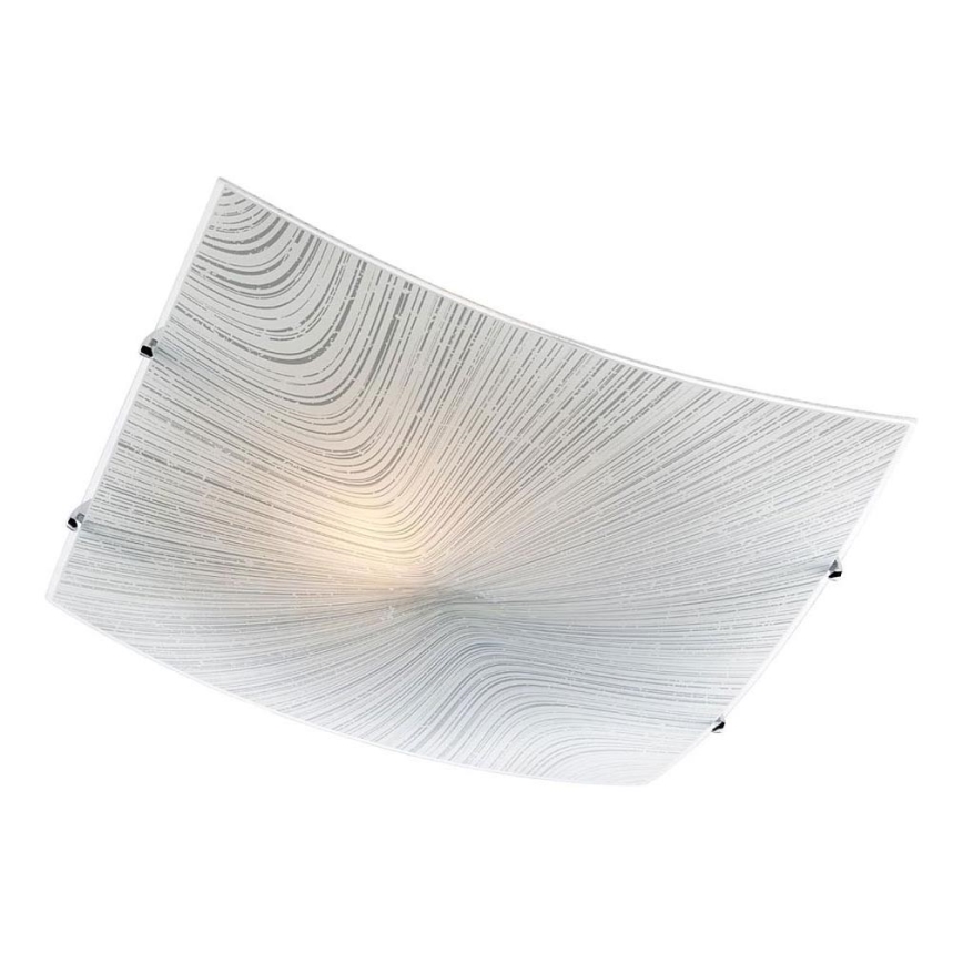 Redo 05-812 - Deckenleuchte SHAKE 1xE27/42W/230V 29,5x29,5 cm weiß