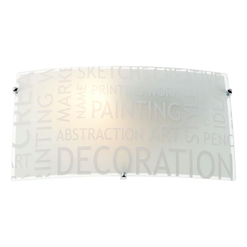 Redo 05-816 - Wandleuchte NOTES 1xE27/42W/230V weiß