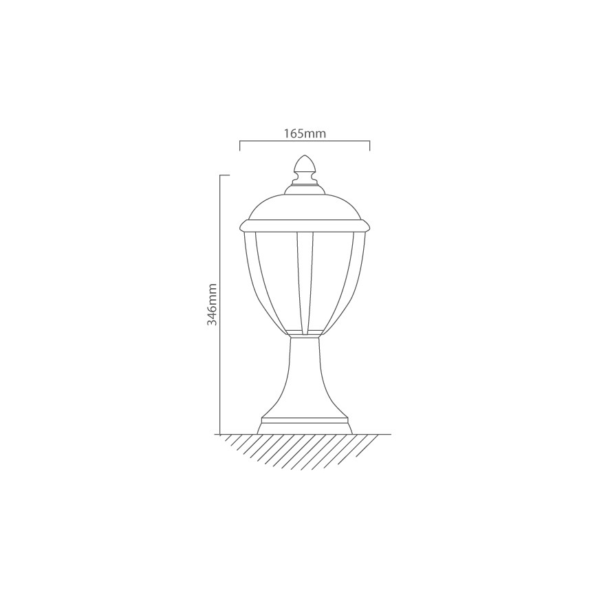 Redo 2604-3K BL - LED Außenleuchte UNITE LED/6,5W/230V IP44