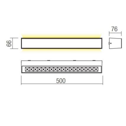 Redo 90259 - LED Außenwandleuchte AROOS LED/21W/230V 3000K IP65 weiß