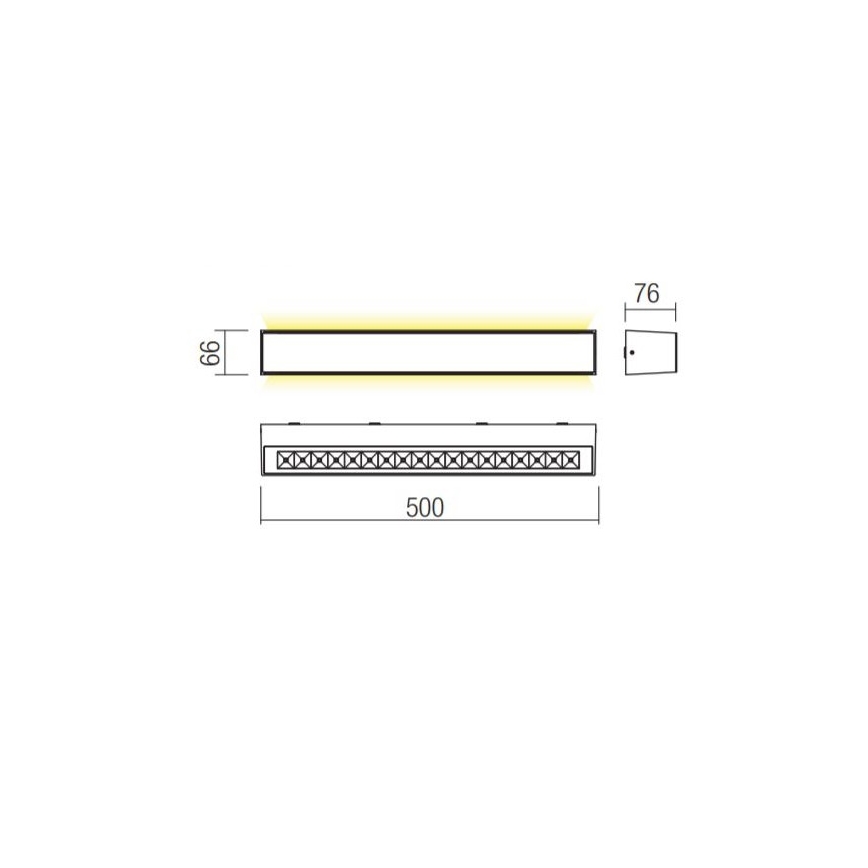 Redo 90259 - LED Außenwandleuchte AROOS LED/21W/230V 3000K IP65 weiß