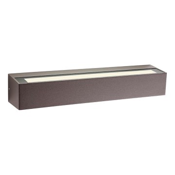 Redo 90261 - LED-Außenwandleuchte AROOS LED/21W/230V 3000K IP65 braun
