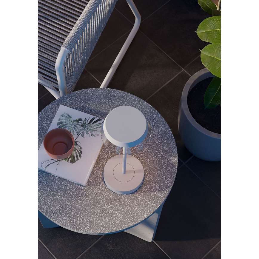 Redo 90306 - LED dimmbare Touch-Tischlampe ILUNA LED/2,5W/5V 2700-3000K 3000 mAh IP65 weiß