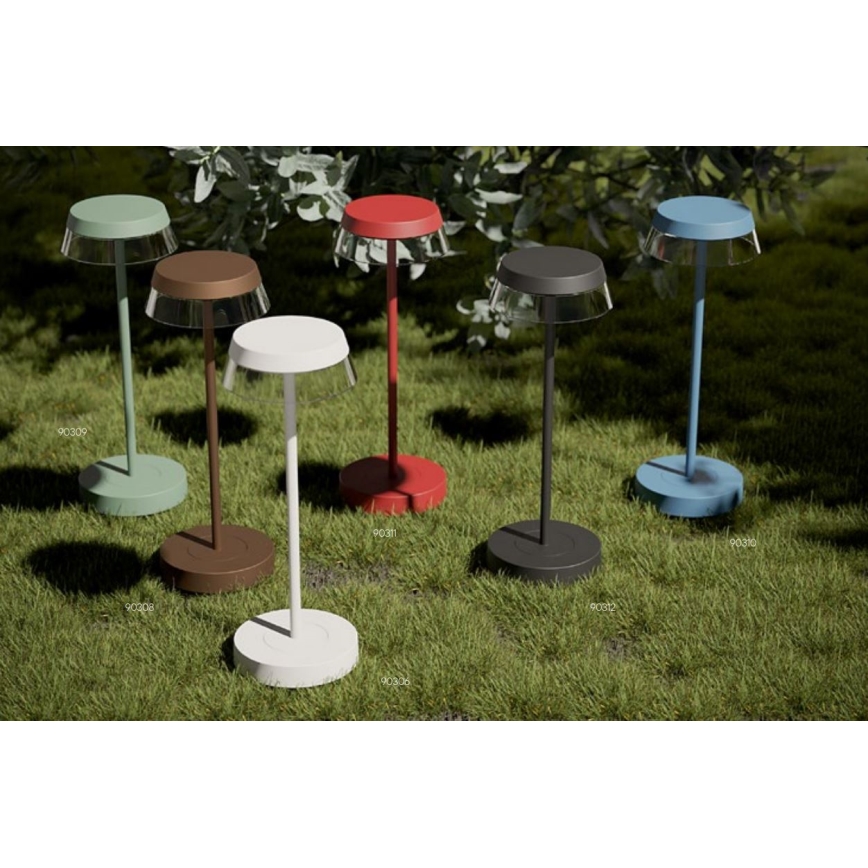 Redo 90306 - LED dimmbare Touch-Tischlampe ILUNA LED/2,5W/5V 2700-3000K 3000 mAh IP65 weiß