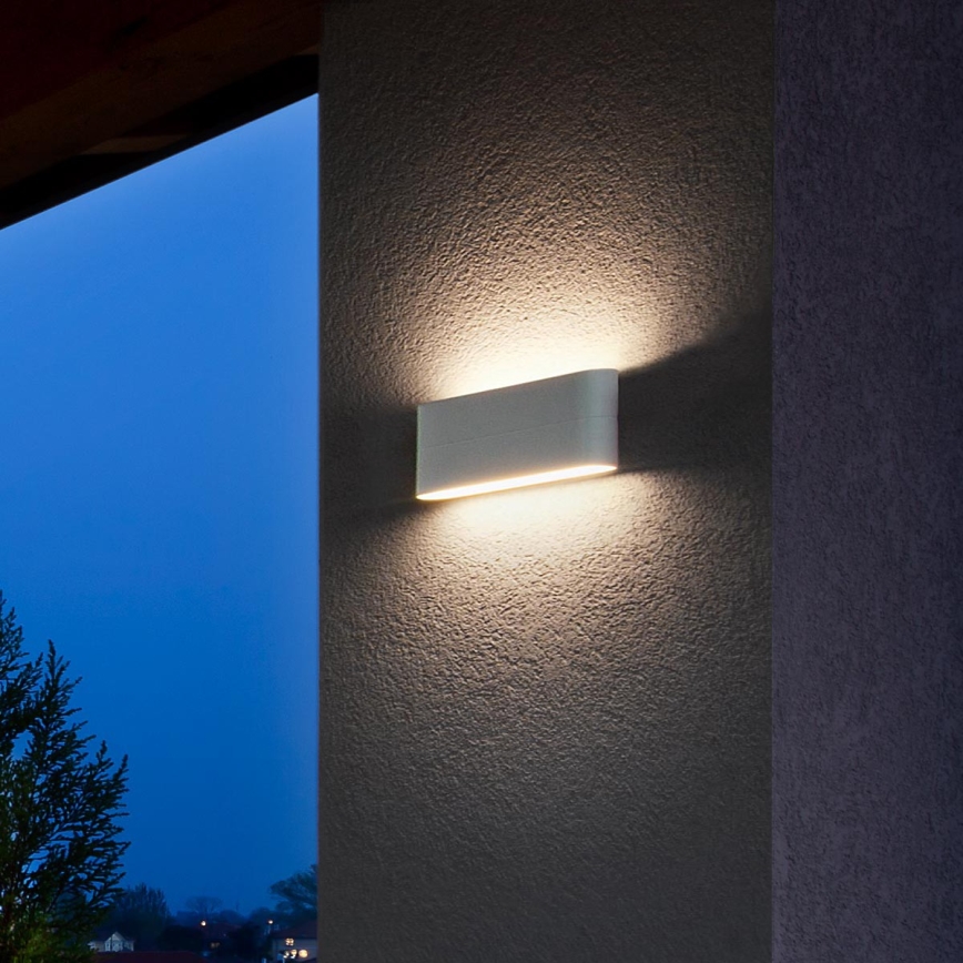 Redo 90451 - LED Außenwandleuchte KLIPPE LED/24W/230V 3000K IP54 weiß
