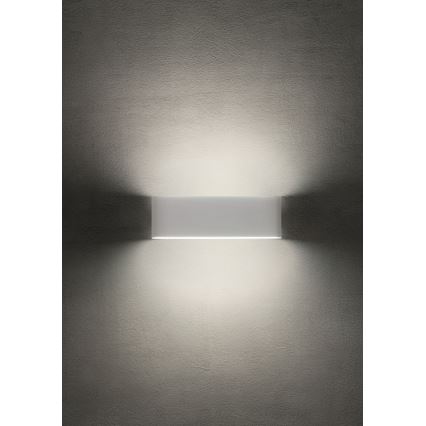 Redo 90451 - LED Außenwandleuchte KLIPPE LED/24W/230V 3000K IP54 weiß