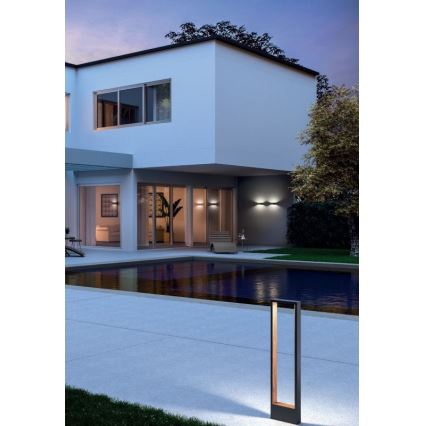 Redo 90508 - LED Außenwandleuchte WALD LED/10W/230V IP65 Anthrazit