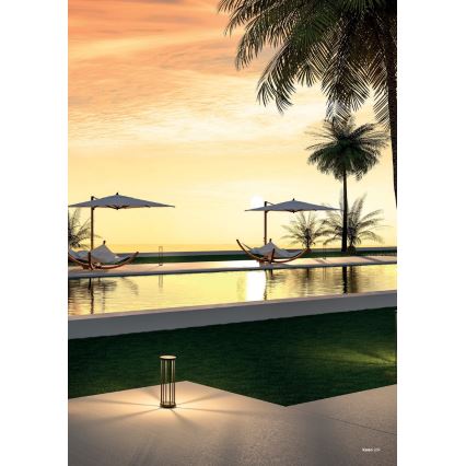 Redo 90579 - LED-Außenleuchte KALEN, 8W, 230V, 3000K, 75 cm, IP65, anthrazit