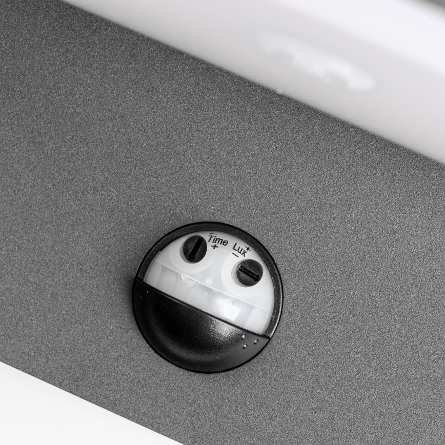 Redo 90587 - LED-Außenwandleuchte mit Sensor FLIP LED/20W/230V 3000K CRI 90 IP54 Anthrazit