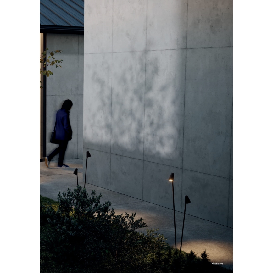 Redo 90713 - LED-Außenleuchte NIVALIS 2xLED/6,9W/230V 3000K 110 cm IP65 grün