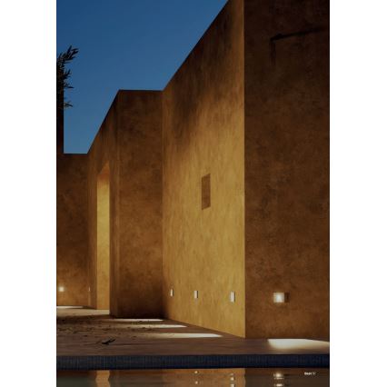 Redo 91195 - LED-Außen-Orientierungsleuchte BAST LED/2,5W/230V 3000K CRI 90 IP65 grau