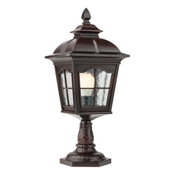 Redo 9652 - Außenleuchte YORK 1xE27/70W/230V IP44 braun